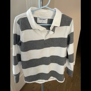 2/$15 Old Navy Rugby Shirt Size 5